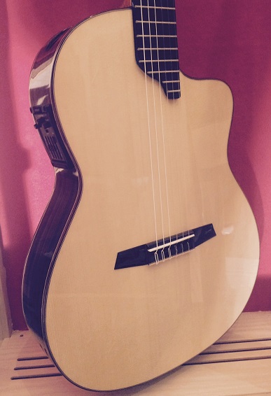 Housse Guitare Classique 4/4 - 12mm  Art & Guitare by J.Castelluccia -  Paris