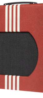 Supro Delta King 12 Scarlet and Cream-FACE